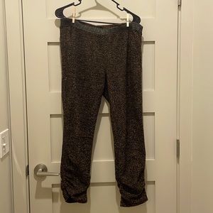 Free People Metallic Knit Jogger Pants